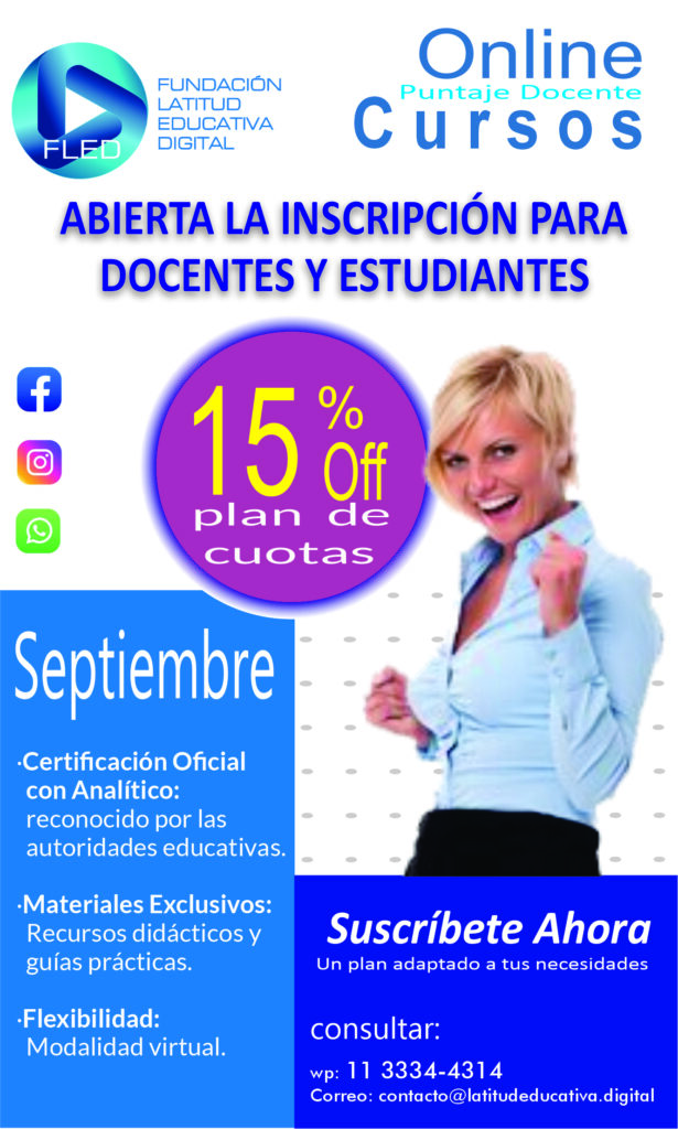 Cursos con puntaje docente