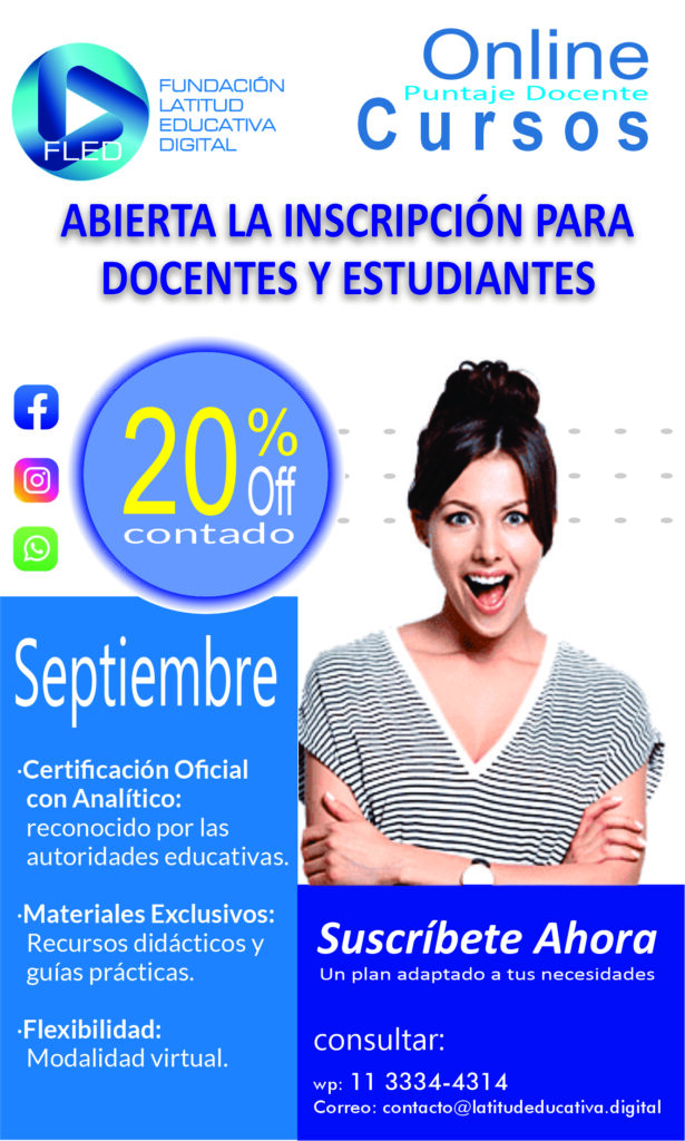 Cursos con puntaje docente