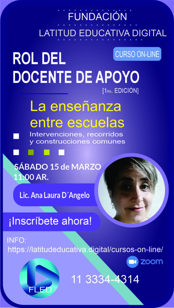 ROL DEL DOCENTE DE APOYO